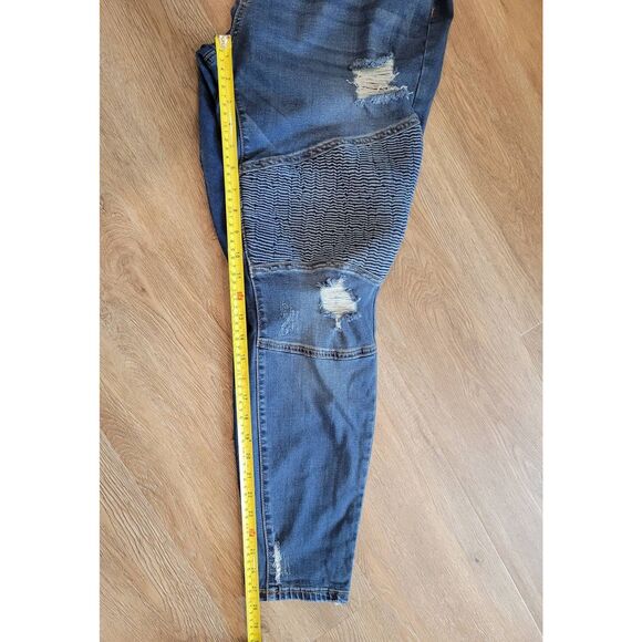 Judy Blue jeans denim plus size 18 distressed - Picture 3 of 8